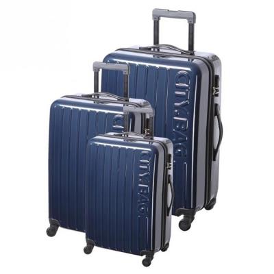 City bag set de 3 valises trolley 4 roues polycarbonate stampline pour 164