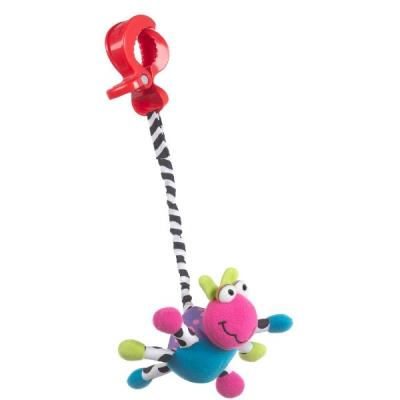 Playgro - amazing garden wiggling friends - coccinelle rose tortillante - jouet pour poussette pg-316279 pour 14