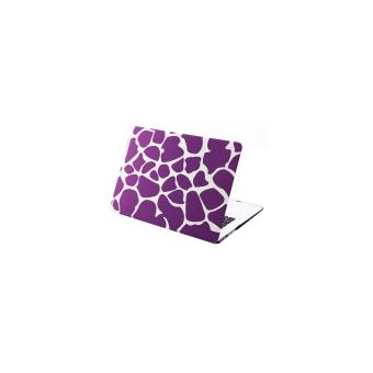 Mac Book Air 11,6"" : Coque Housse Plastique Imprimé Peau Violet