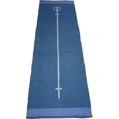 Yogamad Trident Tapis En Coton Bleu pour 42