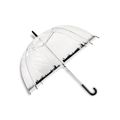 Parapluie transparent : ville pour 18