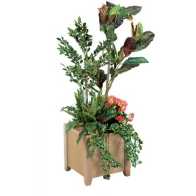 Bac  fleurs h400 couleur bois naturel - EMMA pour 252