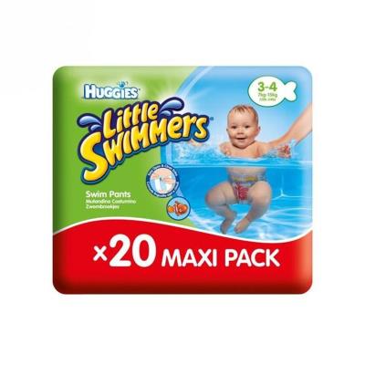 Huggies - 2900251- little swimmers maxi pack - taille 3 4 - 7-15 kg x 20 couches pour 19