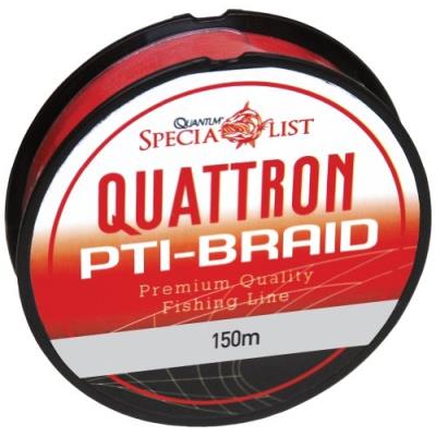 Quantum Quattron Pti-braid Tresse 0,20 Mm 150 M Rouge pour 47