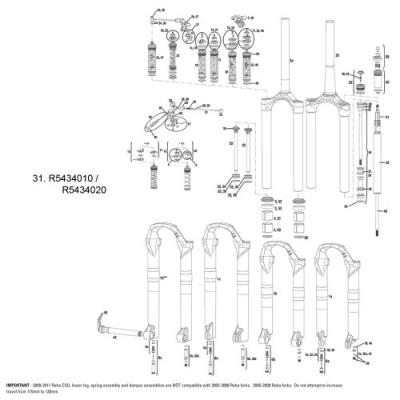 Rock Shox Tuyau Hydraulique Argent 460 Mm pour 39