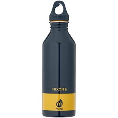 Mizu M8 Nixon Gourde En Acier Inoxydable Brillant, Blocked Bleu Marine Jaune, Z-m08nixbkgny 800 Ml pour 42