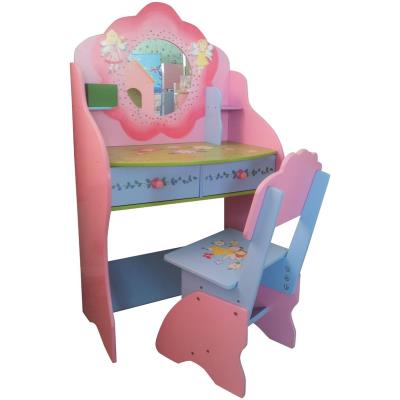 Coiffeuse et chaise enfant, Dim : 105 x 62 x 15.5 cm -PEGANE- pour 222