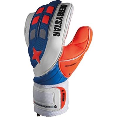 Derbystar Attack Ar-duo-gants De Gardien De But Blanc Weiß Blau Orange 11 pour 40