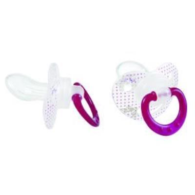 Tigex 2 sucettes silicone bout physio t3 fille pour 16