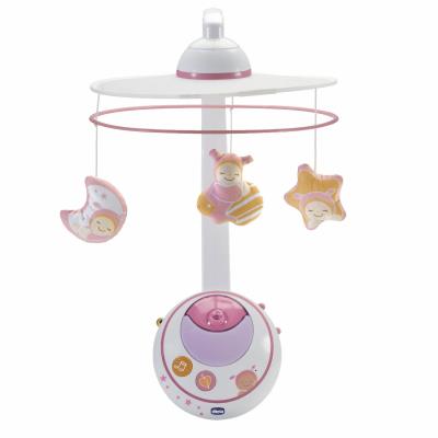Mobile double projection rose chicco pour 45