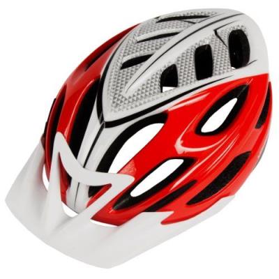 Ultrasport Casque De Vélo Nice Noir Noir/blanc/argent/rouge 54 - 85 Cm pour 37