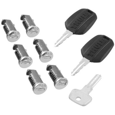 Thule 596000 Lot De 6 Serrure Antivol À Clé Unique pour 45