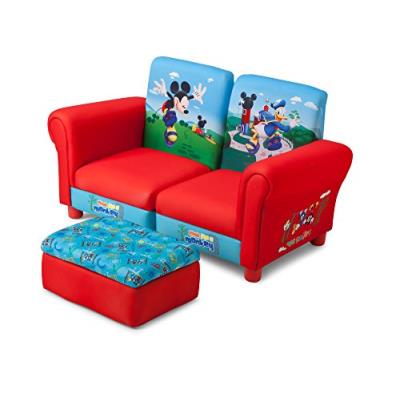 Mickey sofa et pouf delta children tc85680mm pour 173