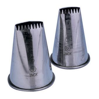 Douille inox a buche 8 dents, Inox