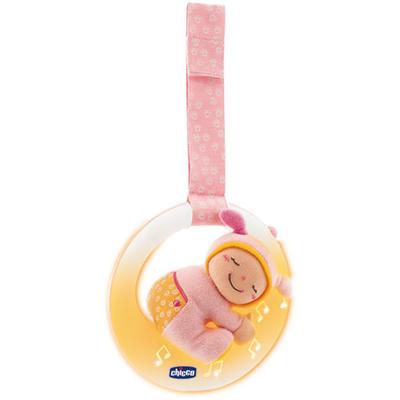 Chicco - Veilleuse musicale petite lune rose pour 52