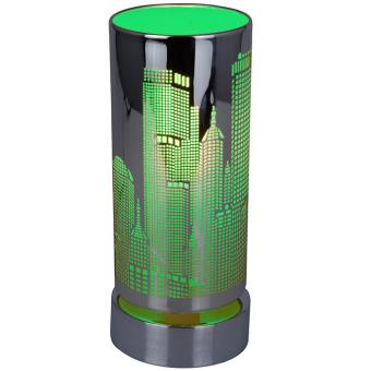 Lampe Tactile Métal 3 intensités lumineuses New York Vert