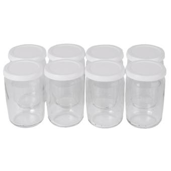 SEB - 6100010654 - 8 POTS EN VERRE - AVEC COUVERCLE SEB - 6100010654 - 8 POTS EN VERRE - AVEC COUVERCLE,SEB,