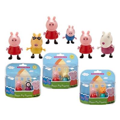 Peppa pig peppa pig twin pack 6 ass. multi coloured pour 17
