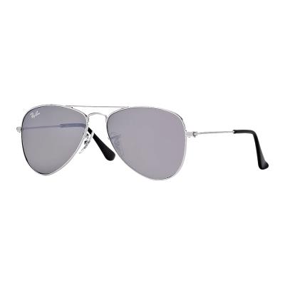 Ray-ban Aviator Junior Argent Brillant Gris Miroité Argent pour 69