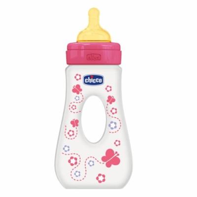 chicco - travelling bottle 240 ml latex girl 75724.11 pour 22
