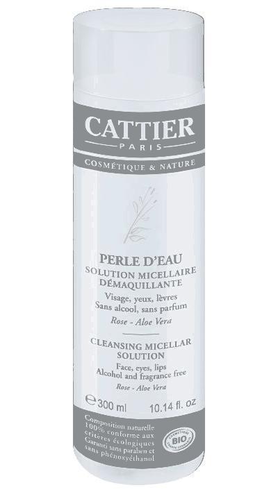 Cattier - Solution micellaire dmaquillante Perle dEau, 300ml pour 16