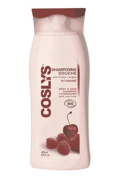 Coslys - Shampooing douche aux Fruits rouge pour 24