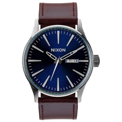 Montres Nixon Sentry Leather Blue/brown pour 149