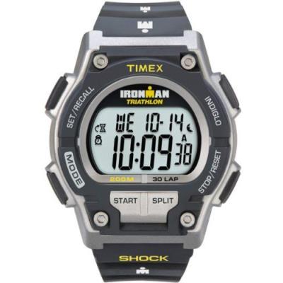 Timex - T5k195su - Ironman Endure Shock 30 Lap - Montre Sport Homme Antichoc - Bracelet Résine - Chronomètre - Mémoire De 30 Cir pour 68