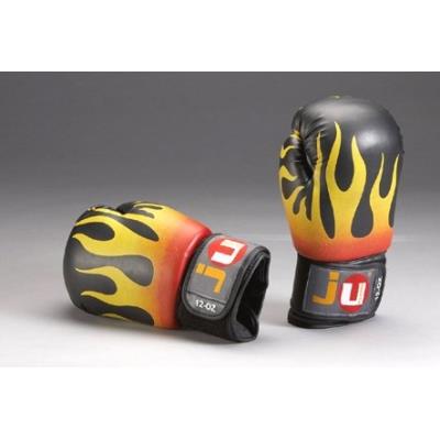 Ju-sports 6042012 Gants De Boxe Unisexe Noir Jaune Motif Flammes 12 Oz pour 38