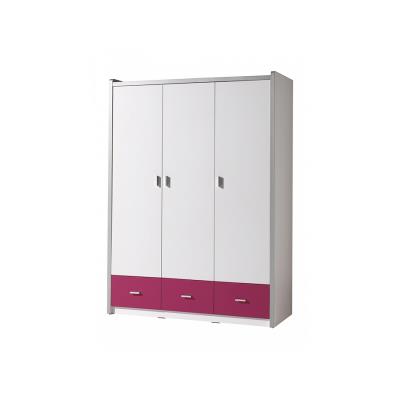 Vipack Armoire Bonny 3 portes Fuchsia pour 599