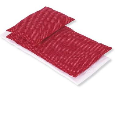 Pinolino - Textile 3 pices pour lit de poupe - rouge pour 21
