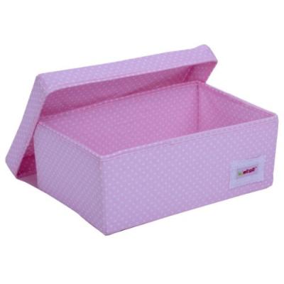 small storage box (pink dot) pour 19