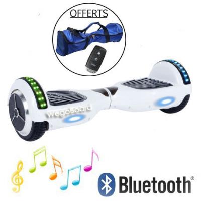 Skateboard Electrique Hoverboard Wegoboard Prestige Blanc pour 499