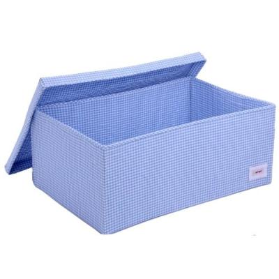 minene underbed storage box (large) blue gingham pour 52