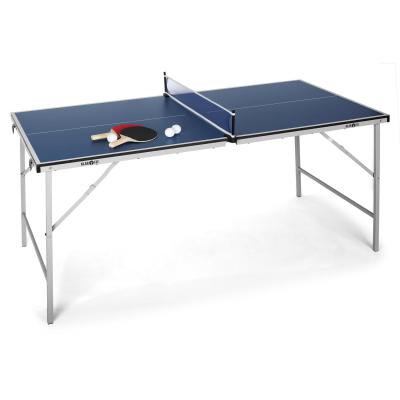 Klarfit Mini Table De Ping-pong Pliable -bleue pour 125