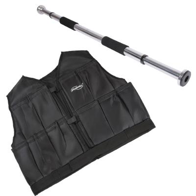 Kit Fitness Gilet Lesté 9,5 Kg + Barre De Traction Fixation Porte 0701115 pour 70