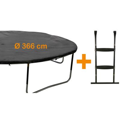 Kangui - Pack 2 Accessoires Trampolines 360cm (échelle + Couverture) pour 69