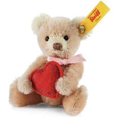 Steiff - 028915 - peluche - ours teddy - miniature coeur pour 145