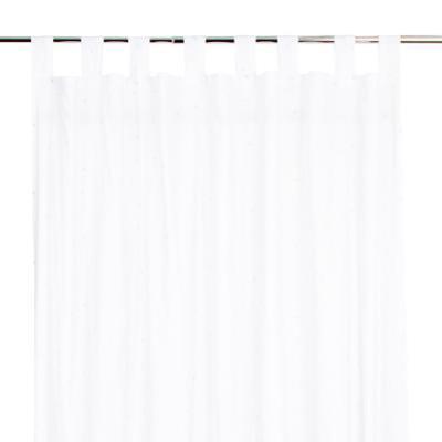 Rideau blanc toil pour chambre enfant, L.260 x l.140 cm -PEGANE- pour 28