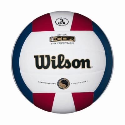 Wilson I-cor Performance Ballon De Volleyball Or Bleu Blanc Rouge pour 129