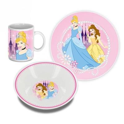 Disney princess set repas 3 pieces cramique easy licence pour 23