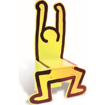 Chaise Keith Haring jaune Vilac pour 92