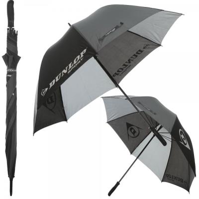 Parapluie noir gris dunlop anti-retournement pour 20