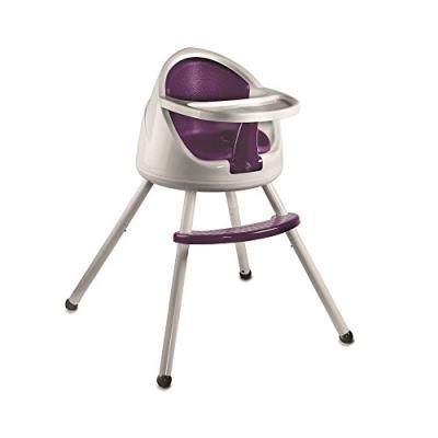 Kerael chaise haute boostito blanc et violet pour 90