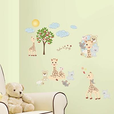 Roommates 539106 sophie la girafe stickers multilments repositionnables pour 25
