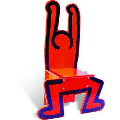 Chaise Keith Haring rouge Vilac pour 105