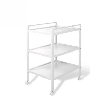 Geuther table a langer hloise blanche 1 plan + 2 etageres pour 70