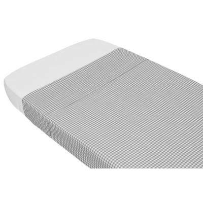 taftan - drap de lit vichy gris (100 x 80 cm) - gris pour 23