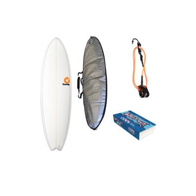 Pack Plus Surf Fish Pinline Torq 6´10´´ + Leash + Wax + Housse pour 480