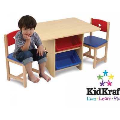 Kidkraft - Ensemble table et 2 chaises avec motif dtoiles pour 145